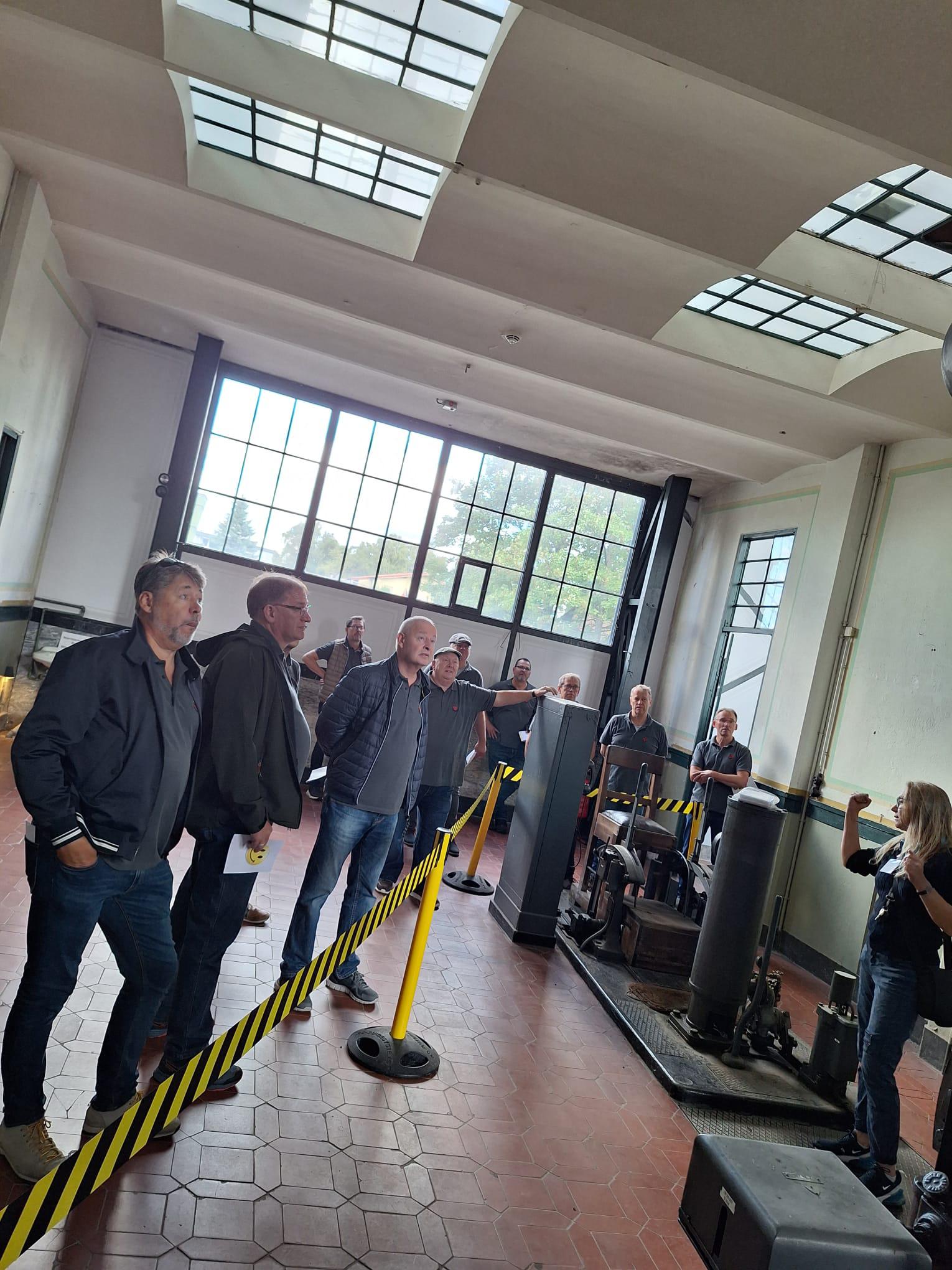 Gruppenfoto in der Zeche Zollern